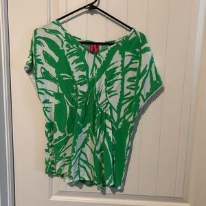 Lilly Pulitzer Tropical Print Top